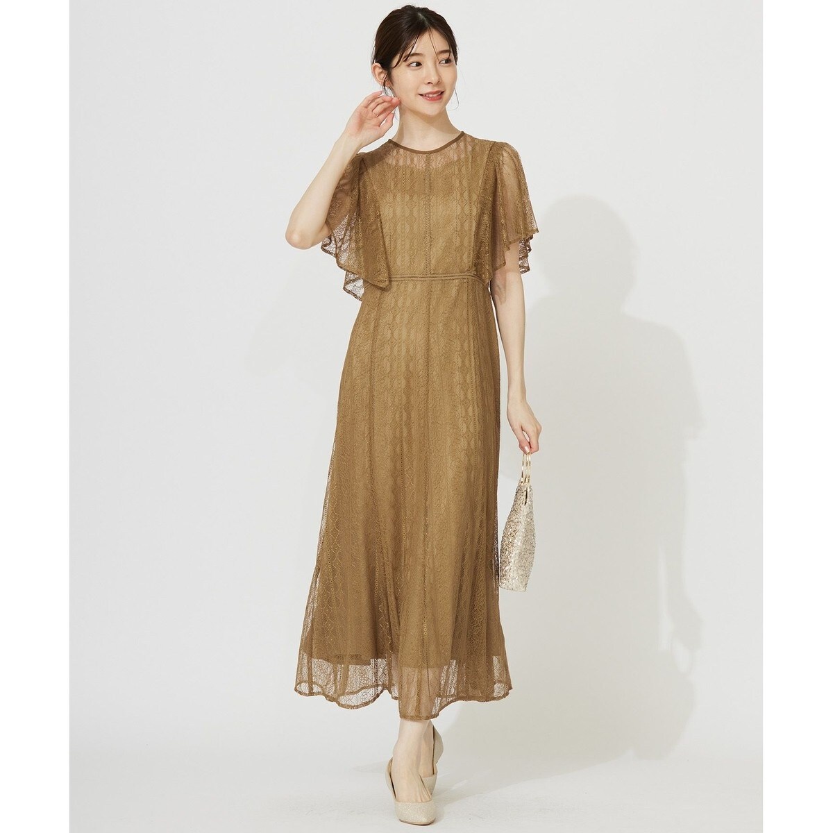 Lily Calin】ラインエンブロイダリー ドレス | エニィスィス(ANY SIS