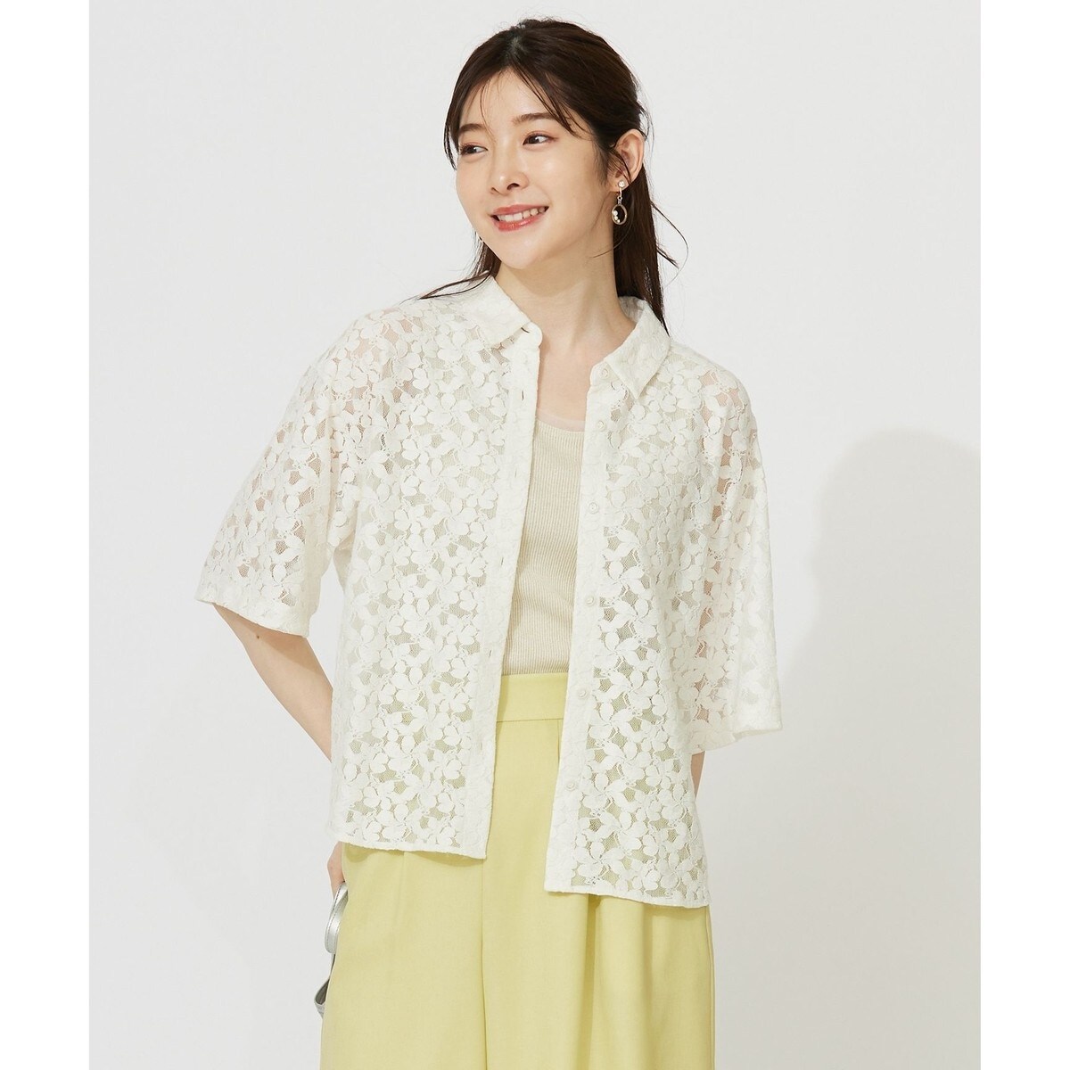 洗える】レース シャツ | エニィスィス(ANY SIS) | マルイウェブチャネル