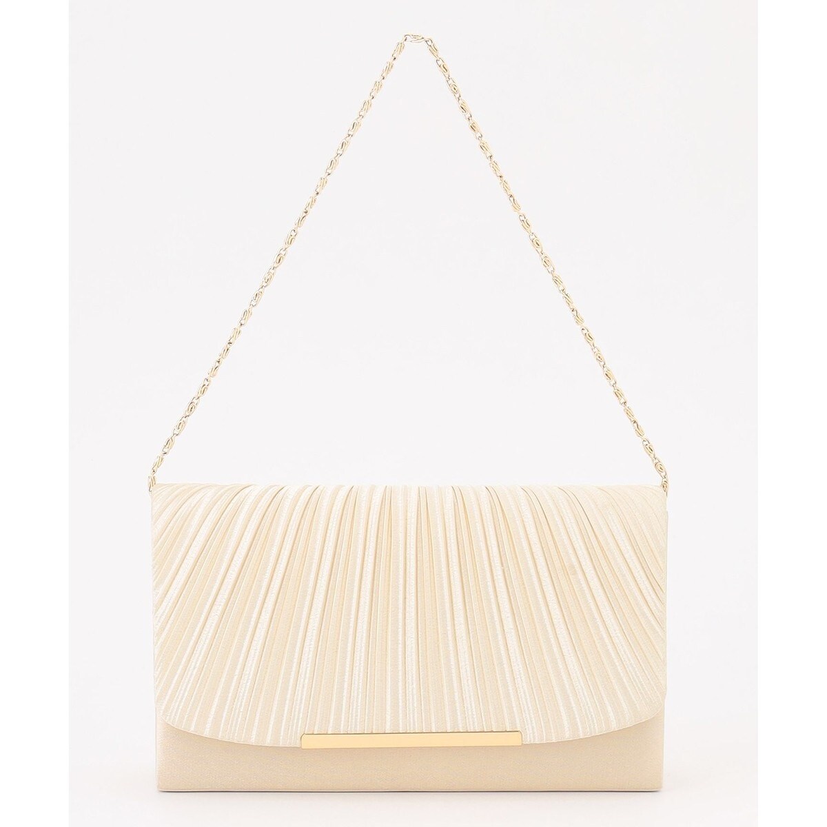 【2WAY】ギャザープリーツパーティ バッグ