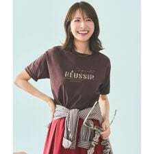 【洗える】ロゴ刺繍 Tシャツ