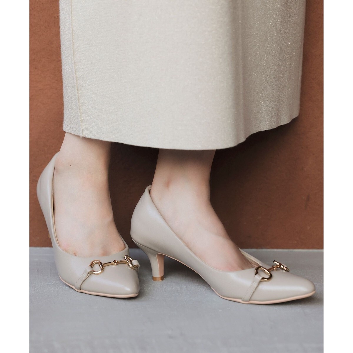 【22.5~24.5cm】ビット付き パンプス