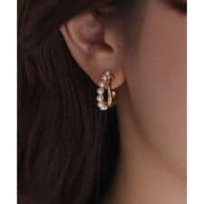 2連フープ イヤリング