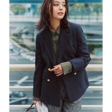 エニィスィス(ANY SIS)の【保温効果・ストレッチ・洗える】ビューティサーモ2WAYストレッチ テーラードジャケット