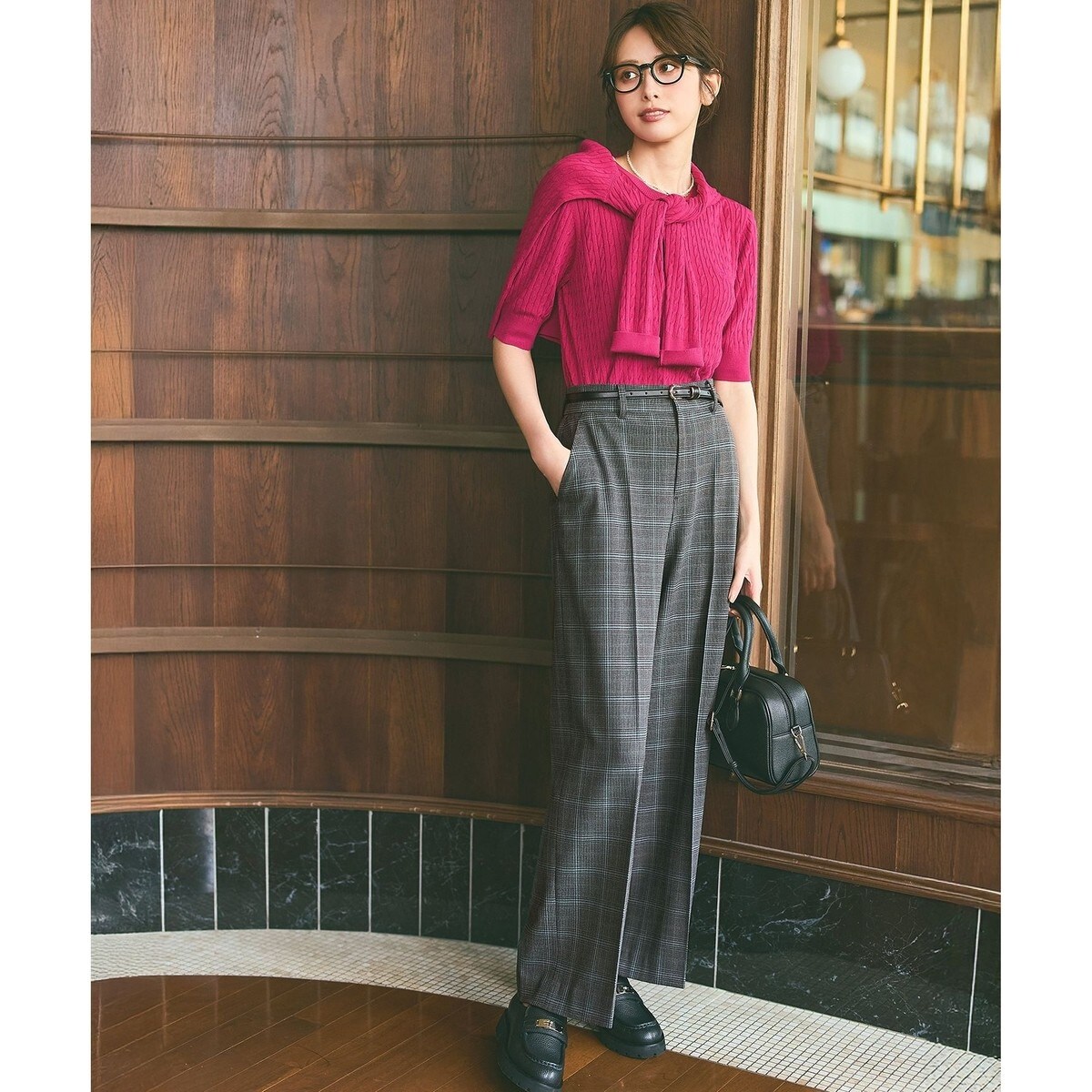 アクセントロゴ刺繍ワイドパンツ | スコットクラブ(SCOTCLUB) | マルイ