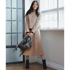 【2SET】ジャケット × フレアスカート セット