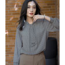 エニィスィス(ANY SIS)の起毛裏地付き エニポカ 4WAY ボウタイ ブラウス