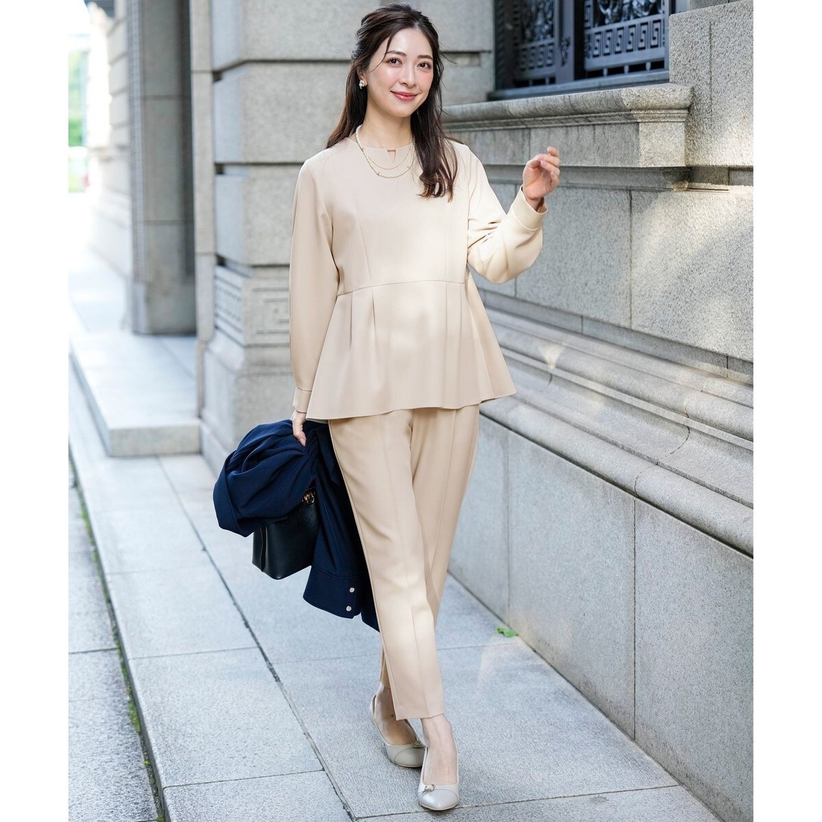 追加》ナロータイトスリットニットワンピース 2 | ノーブル(Noble