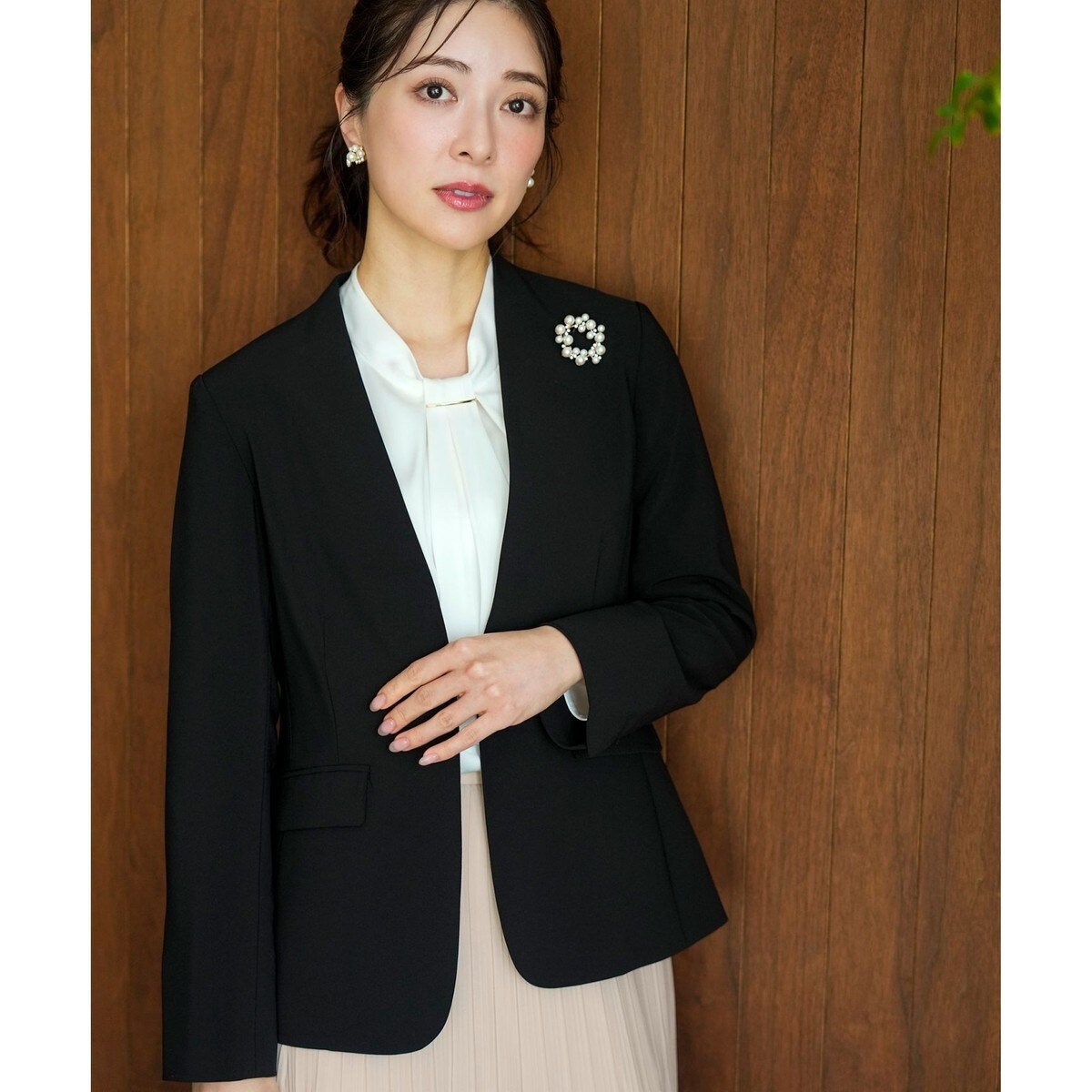 エニィスィス(ANY SIS) レディース ノーカラージャケット の一覧