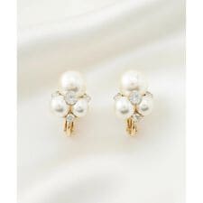 ミルキージュエル パール調 イヤリング