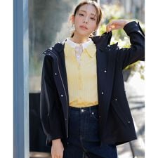 【2WAY】エレカジストレッチ フーデットハーフ アウター