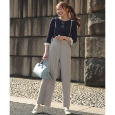 【2WAY】サスペンダー付き ワイドパンツ