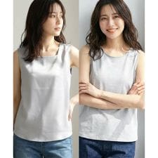 【2WAY】サテン タンクトップ