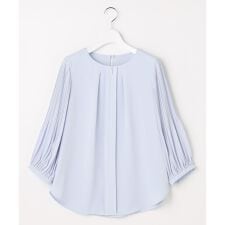 プリーツスリーブ ブラウス