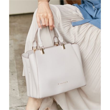 美人百花１１月号掲載 ２ｗａｙメタルハンドルミディ トートバッグ エニィスィス Any Sis Bow6bw0103 ファッション通販 マルイウェブチャネル