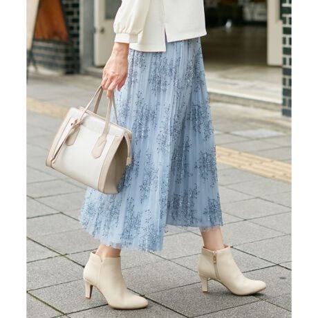 美人百花1月号掲載】2WAYレーシー リバーシブル スカート ｜その他