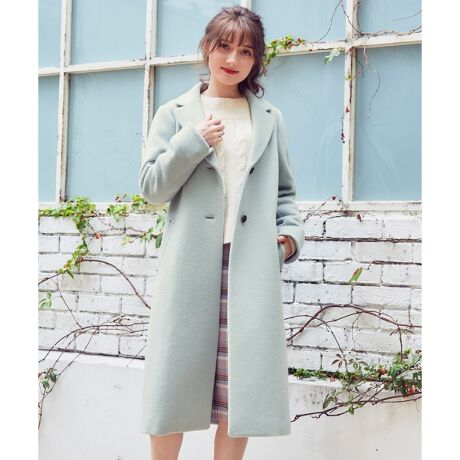 JOURNAL STANDARD モッサメルトンチェスターコート （ウールライト  