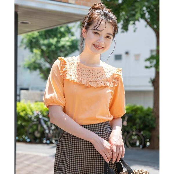 トップス レディース ブラック 半袖 七分袖 Vネック ゆったり カジュアル ビジュー 程よい煌めき ラフ感ゆるトップス OTONA 40代 50代 60代 OTONA トップス レディース ブラック 半袖 七分袖 Vネック
