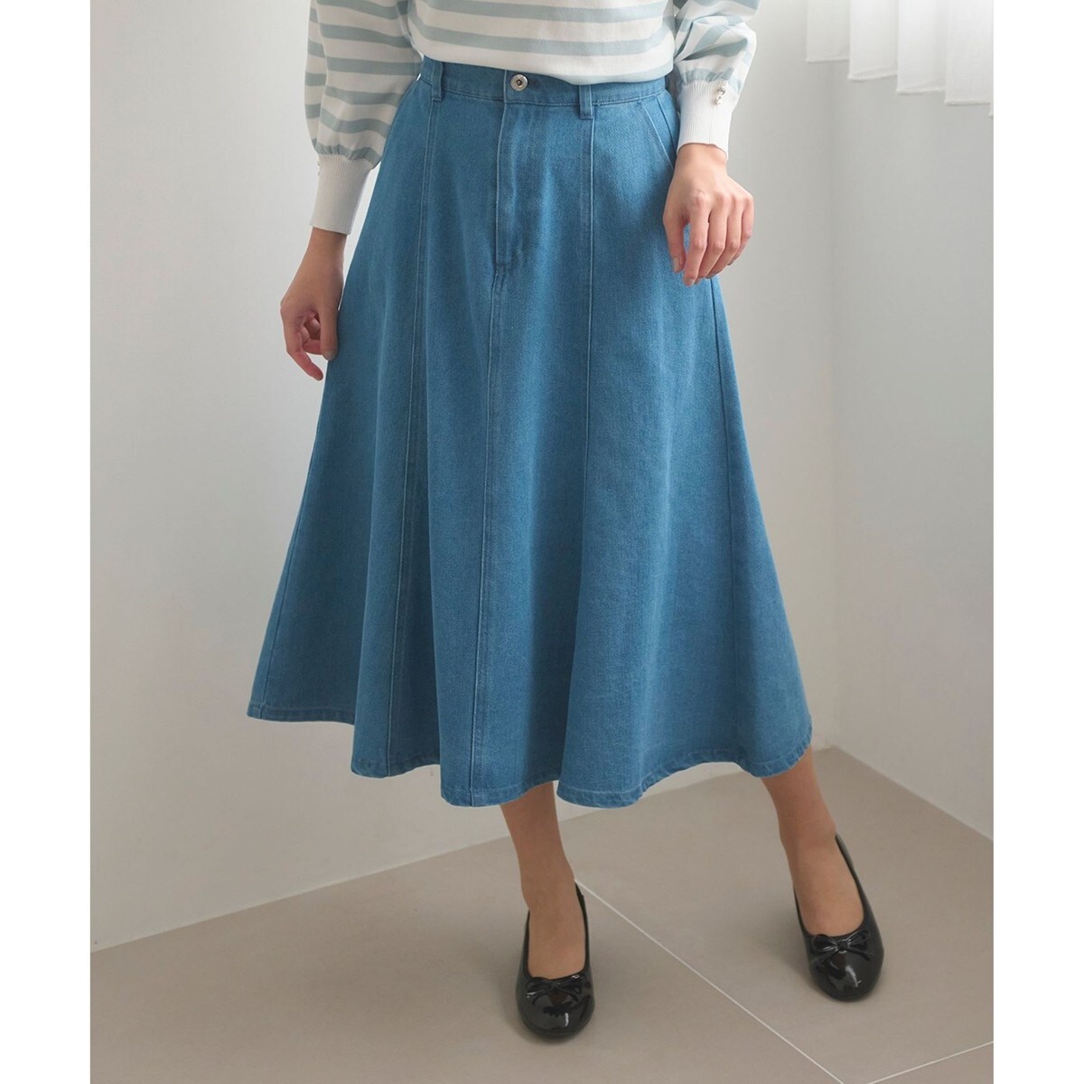 vellafred デニムスカート！ SIDE CUTOUT DENIM SKIRT – VELLA FRED