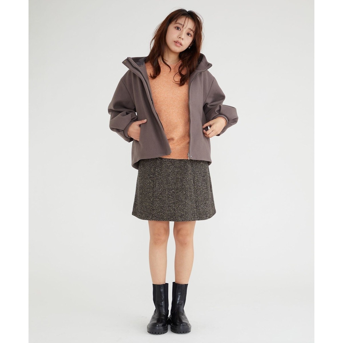 BIGLOVE★新品タグ付き★古畑星夏さん着用パフスリーブフードアウター BIGLOVE様専用☆新品タグ付き☆古畑星夏さん着用パフスリーブ