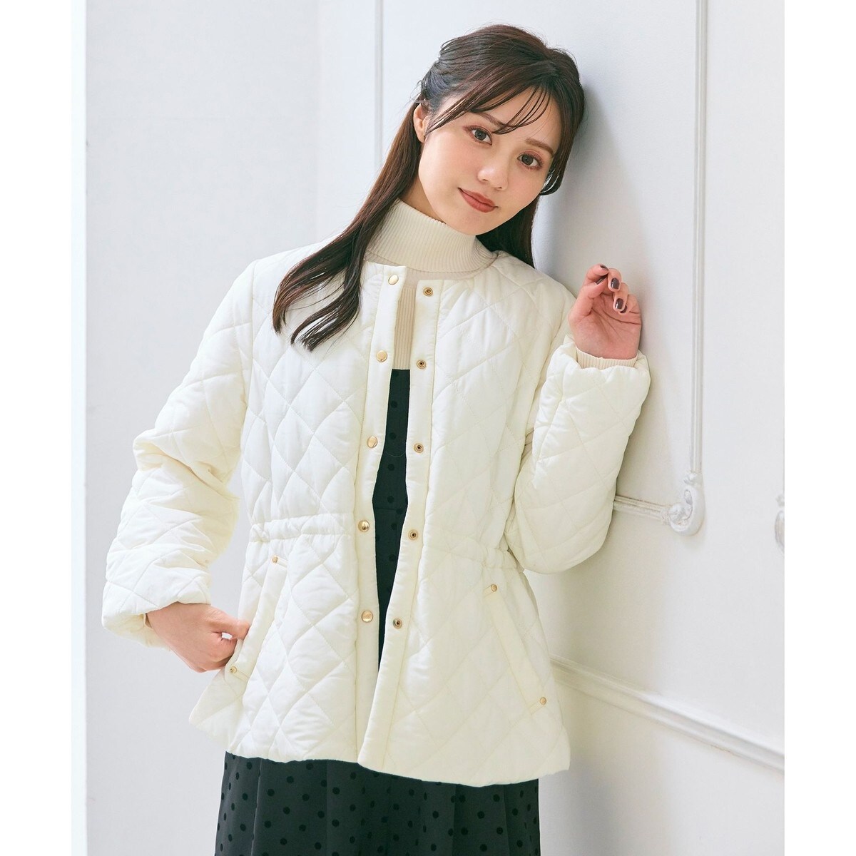 撥水】キルティングジップ アウター | エニィスィス(ANY SIS