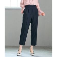 【洗える】NEW美シルエットテーパード パンツ