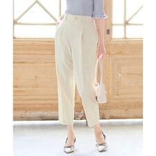 【洗える】NEW美シルエットテーパード パンツ