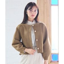 フェルウ(Feroux)の【洗える】トラッドデザイン ニットジャケット