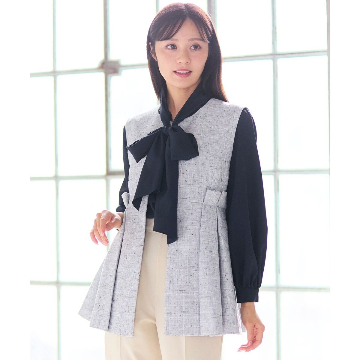 crewre フロントフライバックオープンジレ ブラウン　サイズ1 crewre online shop / フロントフライバックオープンジレ