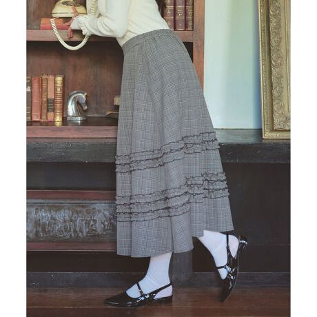 [^ԁFSKPFGW0101]ltF~jAH~̎XJ[gfUC悢tAłӂƗhVGbg͂̃`FbNXJ[gBltF~jȊÂƗ̊oAH炵NVJȃ`FbNiĂ܂B͂茩݌vŃEGXgŜߒSnKBV[gu[cƂ̑ǂA􂷂ACełByFabriczG_炩悢݂̂鐶nBȂ̂ȂO`FbNƍׂ璹iq2FWJłByStylingzjbguEXƍ킹΃IEIt킸􂵁AV[gu[c킹΋Gߊ̂lR[fBl[g܂Bi摜̓TvgpĂ邽߁AFTCY̎dlɕύXꍇ܂̂ŁA\߂B