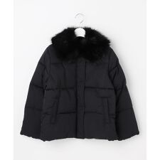 ファーカラー付き・ダウン見え中綿 ジャケット
