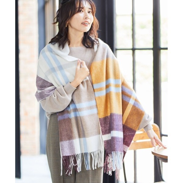 WEB限定カラー有】ウールカシミアブレンドストール | エニィ(ANY