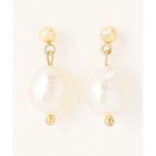 ラウンドパールピアス（両耳用）