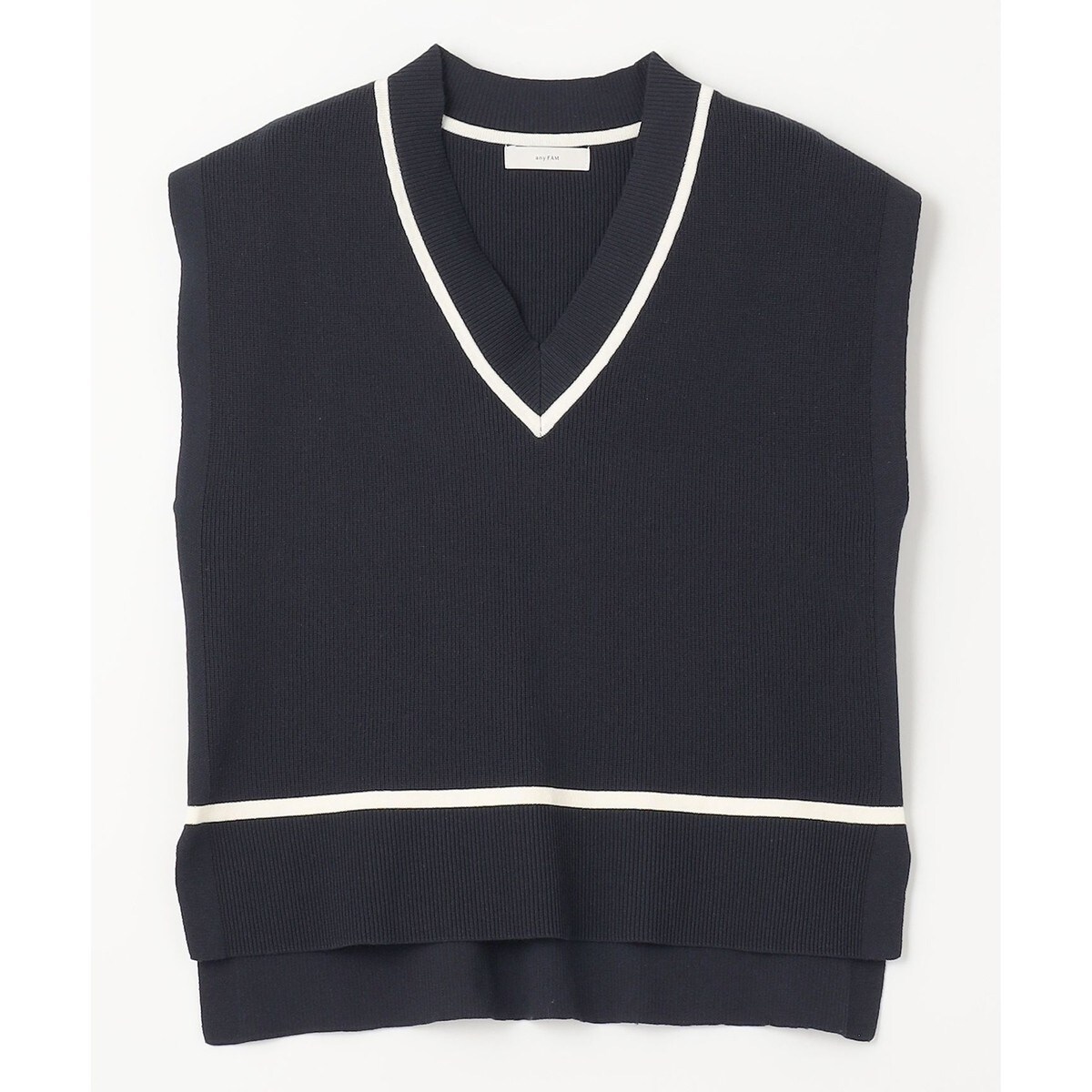 洗濯機可能】チルデンニットベスト | エニィ(ANY) | マルイウェブチャネル