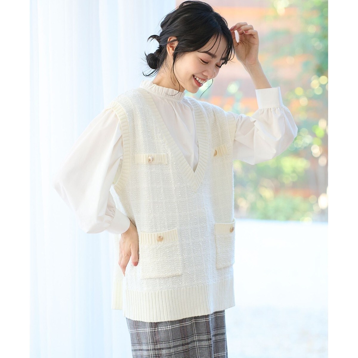 洗濯機可】ツイーディベスト | エニィ(ANY) | マルイウェブチャネル