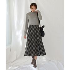 【洗濯機可能】フレアマチスカート