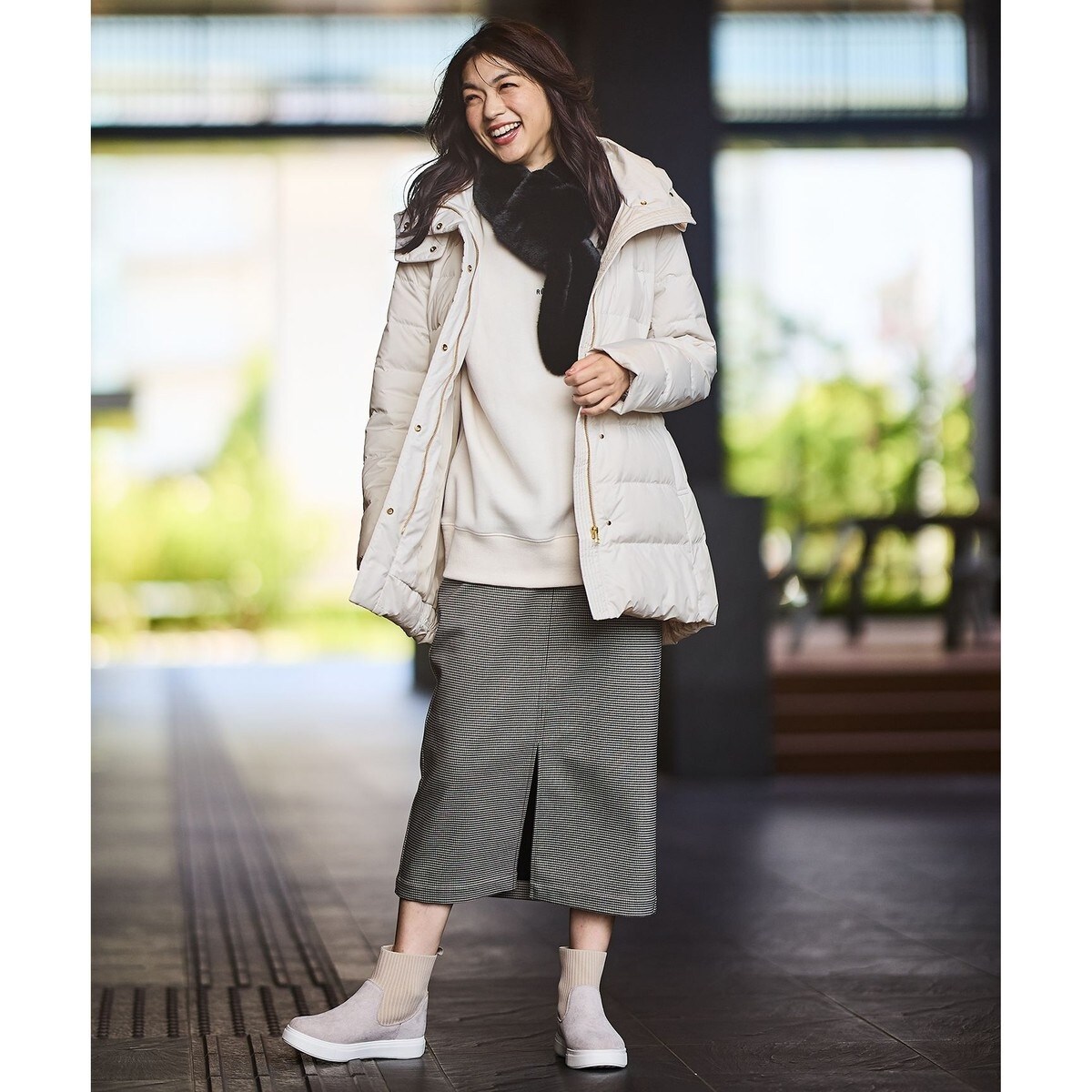 フード取り外し可能】楽映えリッチロング丈ダウン | エニィ(ANY