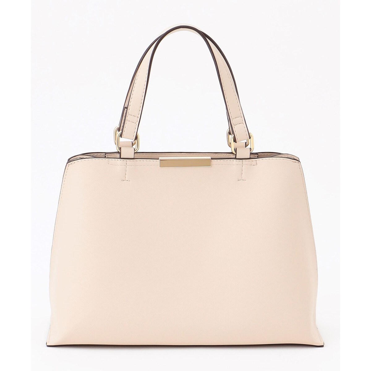 【2WAY】スクエアメタルハンドバッグ