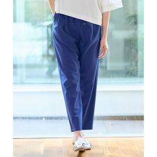 【ウエストゴム】イージーケアライトストレッチテーパードパンツ