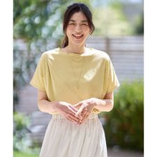 【新色追加/洗濯機可/接触冷感/UVケア】エニィファンクションフレンチスリーブTシャツ