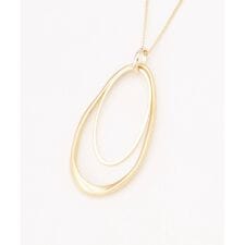 ２連ドロップフープネックレス