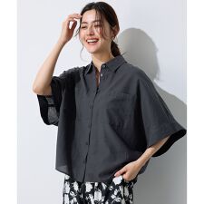 【手洗い可】コットンリネンブラウス