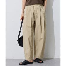 【ウエストゴム】撥水バレルパンツ