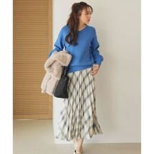 エニィ(ANY)の【新色追加/ウエストゴム】ウーリッシュプリーツスカート