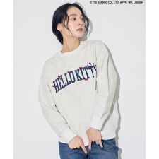 【ハローキティ×ANY】ロゴスウェット