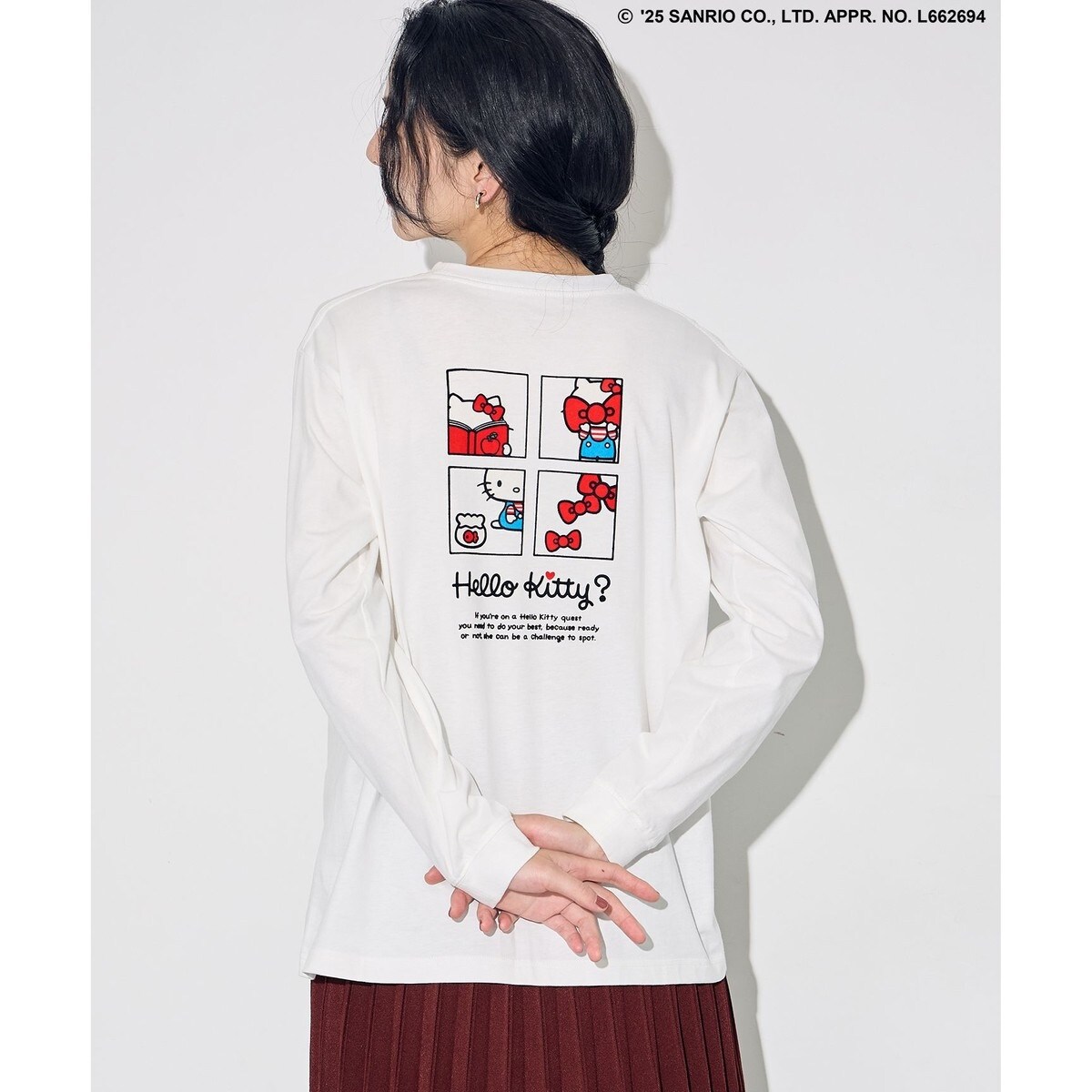 ハローキティ×ANY】ロゴTシャツ | エニィ(ANY) | マルイウェブチャネル