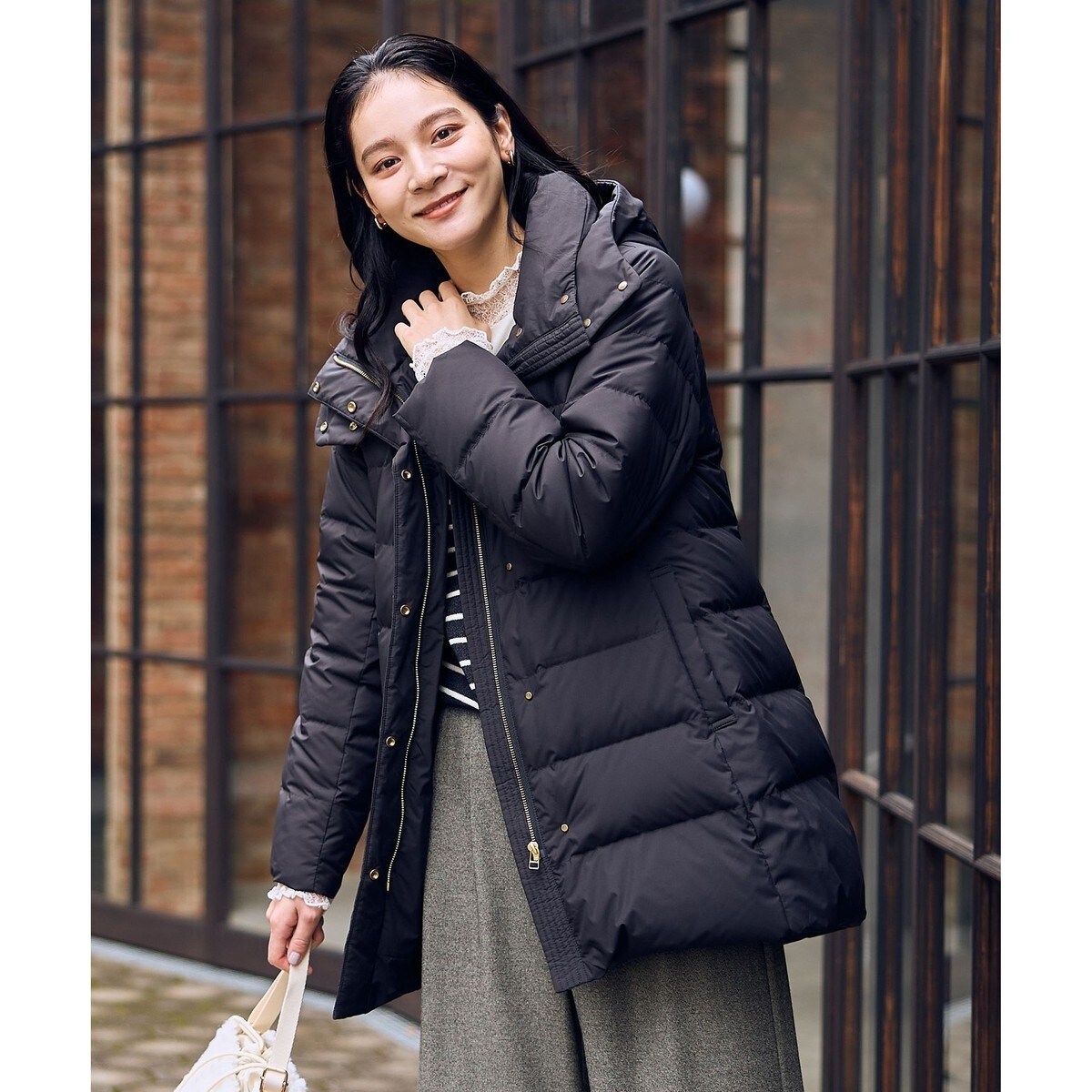 洗える】スムースタッチ ショート丈ダウンコート | エニィ(ANY