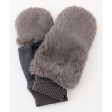 カバー付きファーグローブ