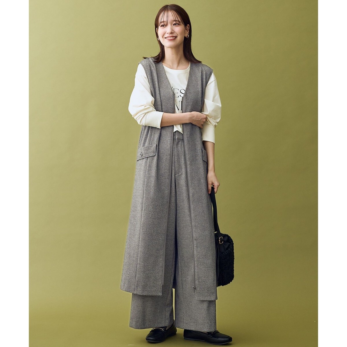 RONEL】ダブルクロスタックオールインワン(セットアップ対応可能