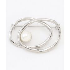 ダブルサークルブローチ