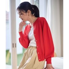 スプリングカラーニットカーディガン